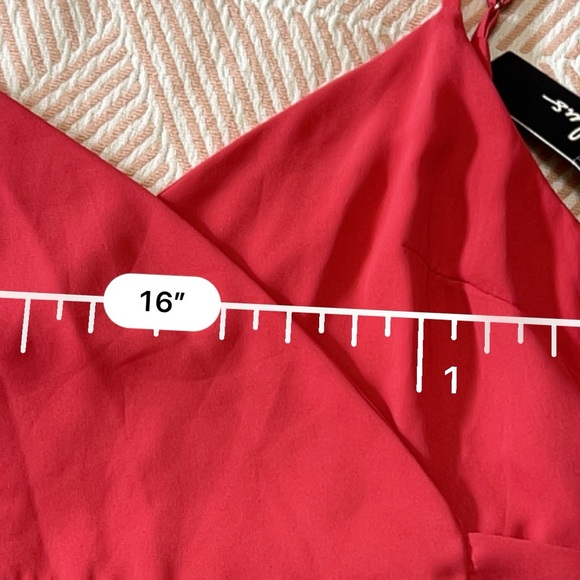 NET Lulus Pink Spaghetti Strap Wrap Dress S - Picture 6 of 8